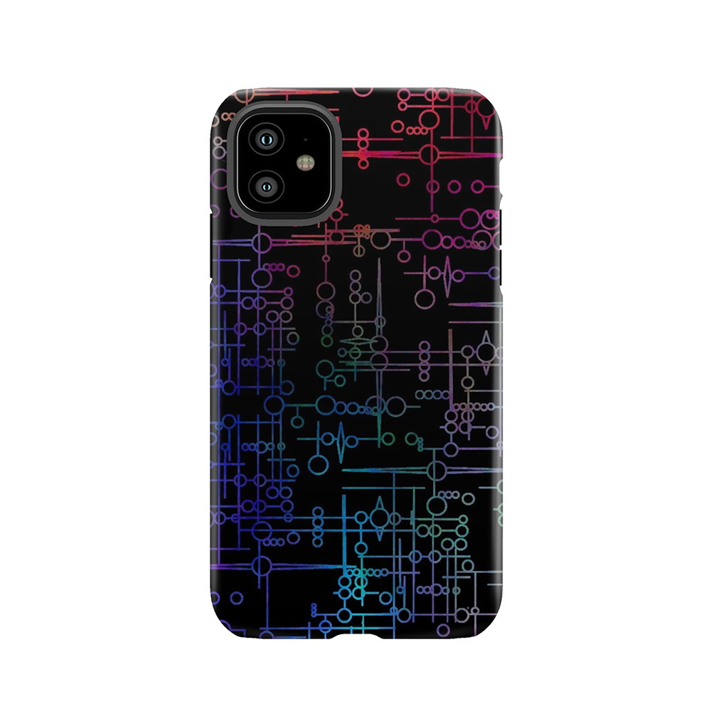 Multi Coloured Kree Symbols Tough Phone Case