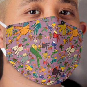 Multicolor Hummingbirds - Orchid Cloth Face Mask