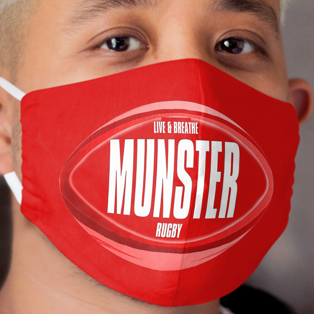 Munster Rugby Cloth Face Mask