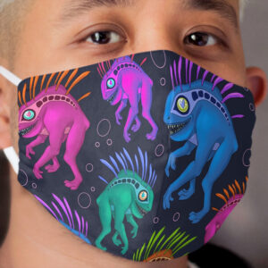 Murloc Rainbow Cloth Face Mask