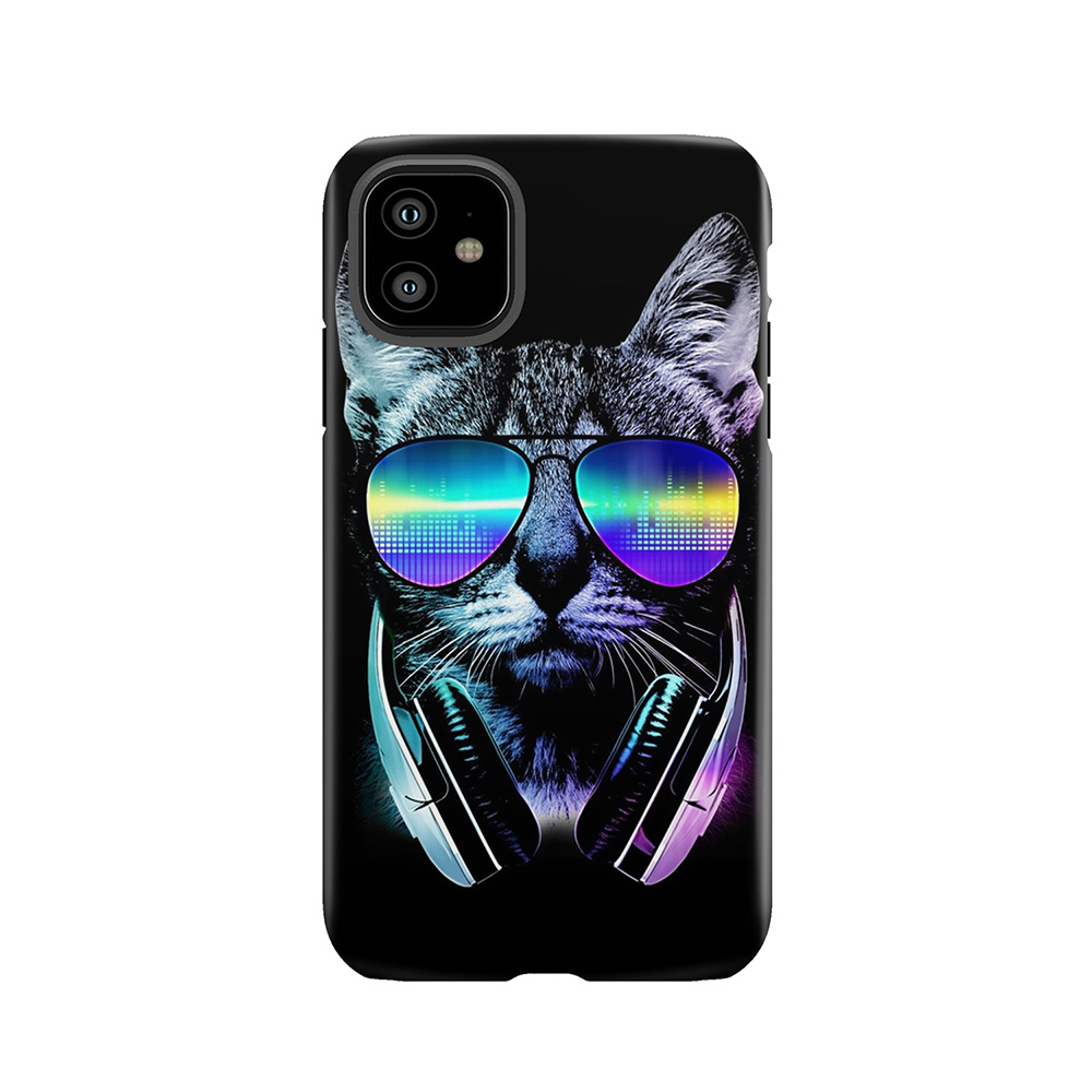 Music Lover Cat Tough Phone Case