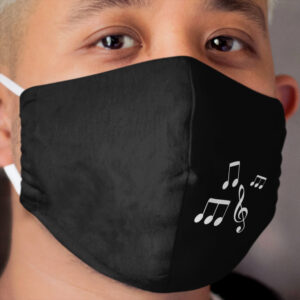 Music Note Design v.2 Cloth Face Mask