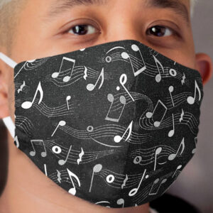 Musical Notes Cloth Face Mask
