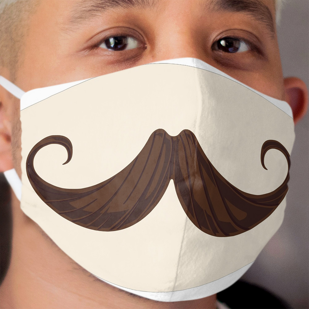 Mustache Cloth Face Mask