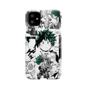 My Hero Academia Deku Manga Collage Phone Case