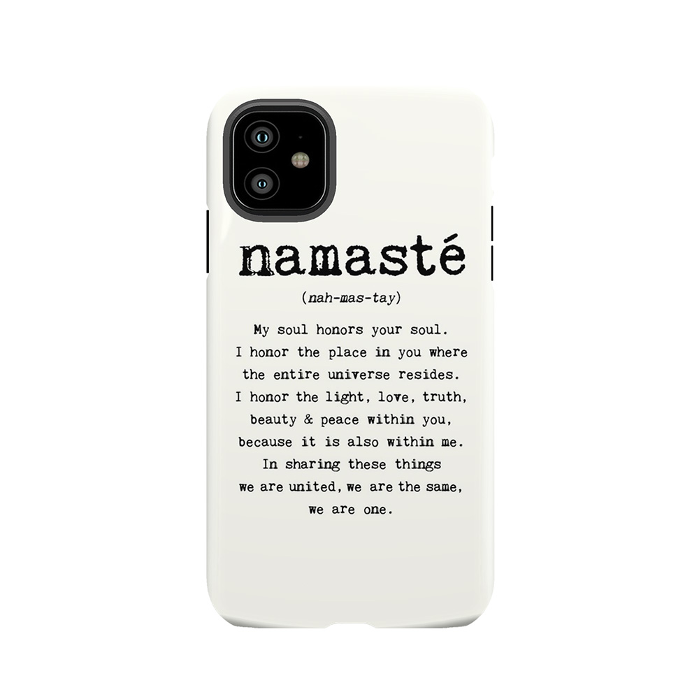 Namaste. Tough Phone Case