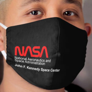 NASA Capsule (Space Voyager) ALL-BLACK Cloth Face Mask