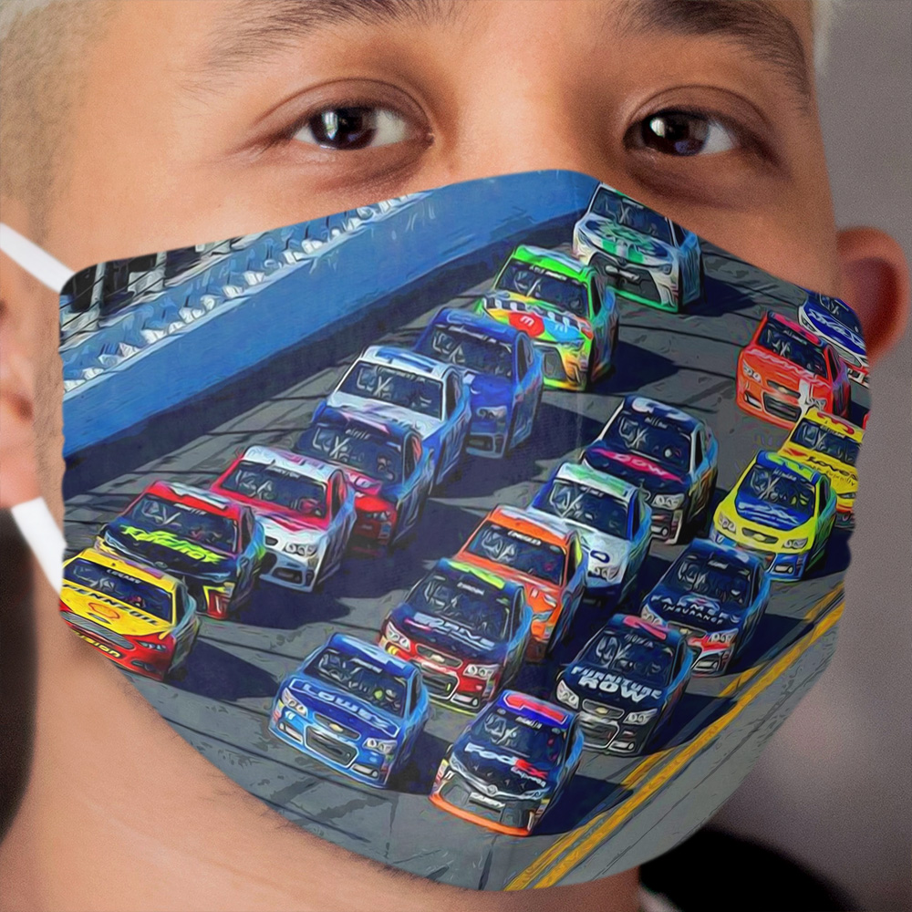 Nascar Sprint Daytona 500 start Cloth Face Mask