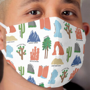 National Parks Print Cloth Face Mask