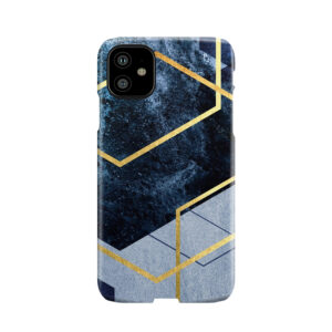 Navy And Gold Geo Phone Case