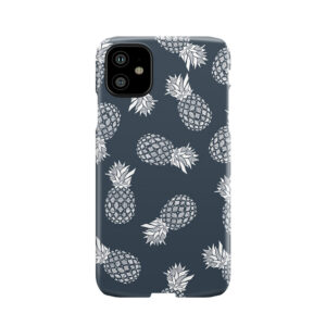 Navy & White Pineapple Pattern Phone Case