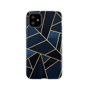 Navy Stone Tough Phone Case