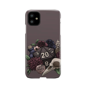 Necromancer D20 Tabletop Rpg Gaming Dice Phone Case