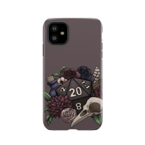 Necromancer D20 Tabletop Rpg Gaming Dice Tough Phone Case