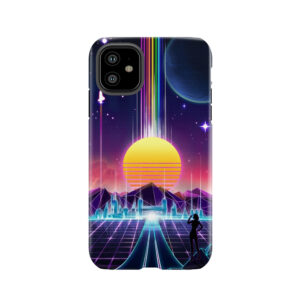Neon Sunrise Tough Phone Case