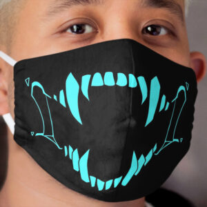 Neon Teeth Cloth Face Mask