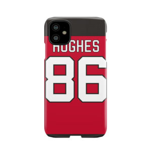 New Jersey Devils Jack Hughes Home Jersey Back Phone Phone Case