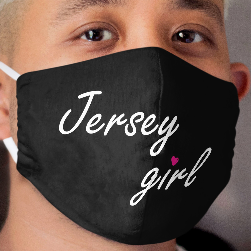 New Jersey Girl The Garden State Vintage Design Cloth Face Mask