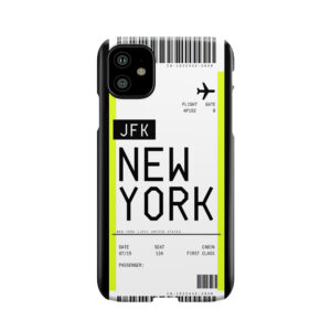 New York Boarding Pass Phone Case