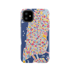 New York City Map Tough Phone Case