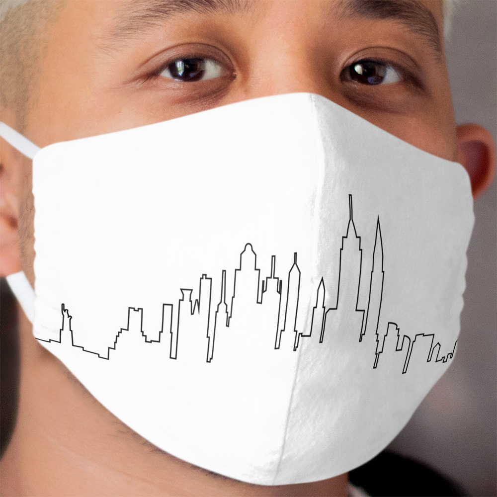 New York City Skyline Cloth Face Mask