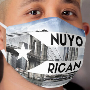New York PR Flag / &quot;Nuyorican&quot; Cloth Face Mask