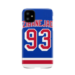 New York Rangers Mika Zibanejad Home Jersey Back Phone Phone Case