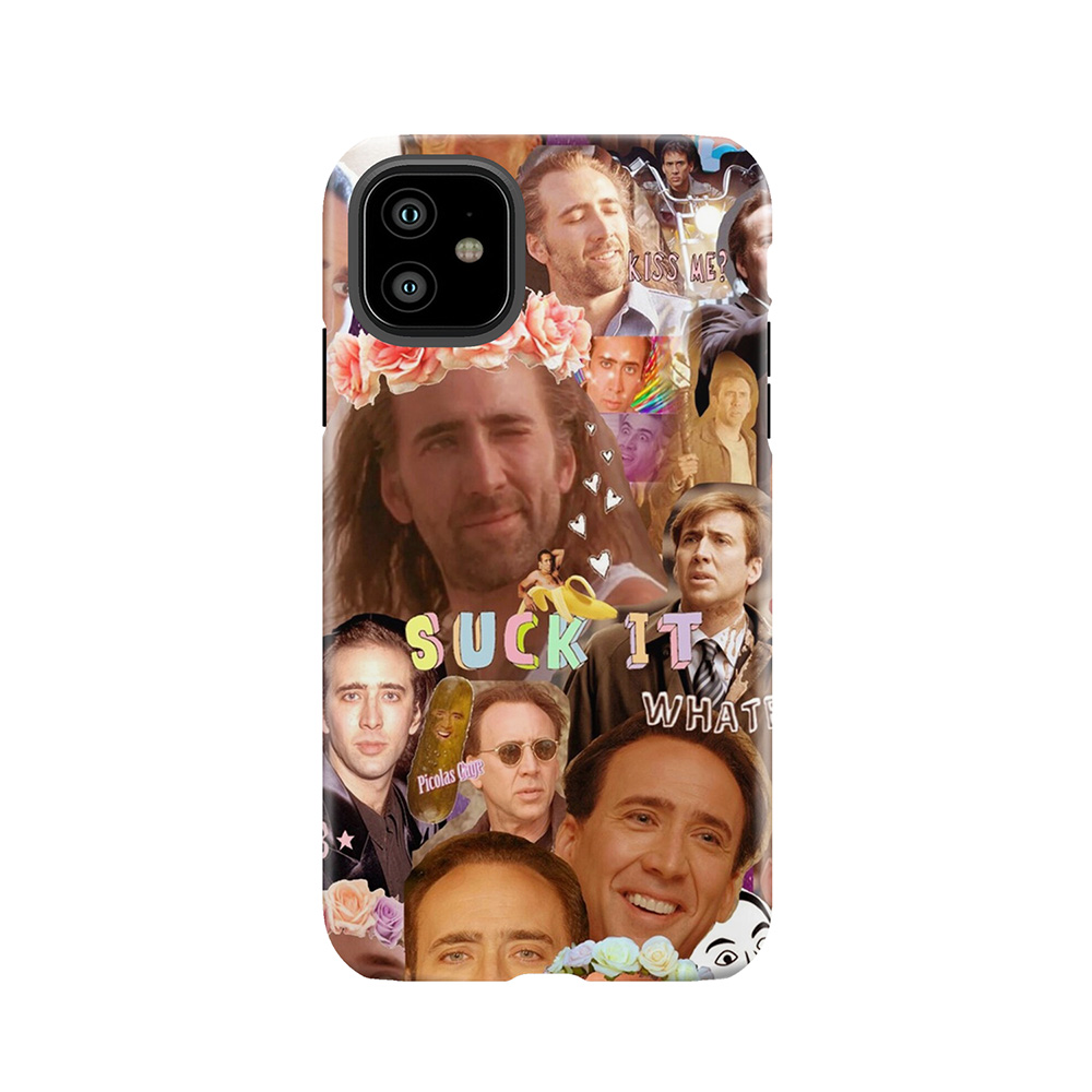 Nic Cage Collage Tough Phone Case