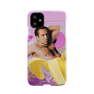 Nicholas Cage Banana Vaporwave Phone Case