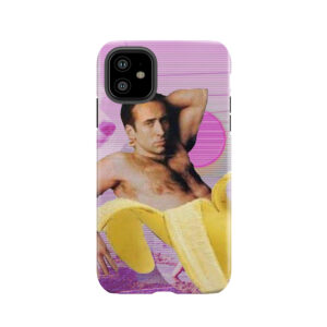 Nicholas Cage Banana Vaporwave Tough Phone Case