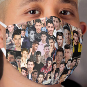 Nick Jonas collage Cloth Face Mask
