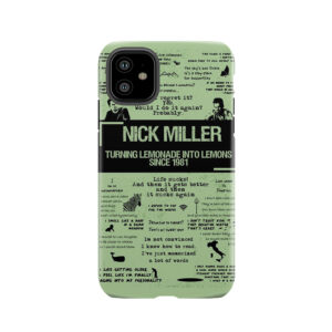 Nick Miller Tough Phone Case