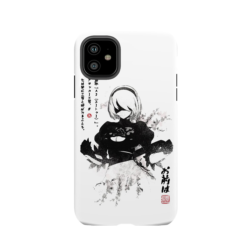 Nier:Automata 2B Japan Ink _________ Tough Phone Case