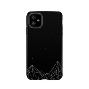 Night Court Mountains - Black (Old Version) Tough Phone Case