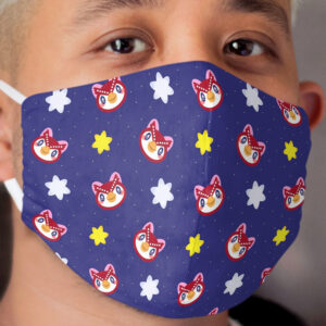 Night Owl Pattern Cloth Face Mask