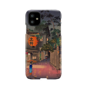 Night Street Rain Phone Case