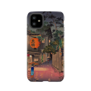 Night Street Rain Tough Phone Case