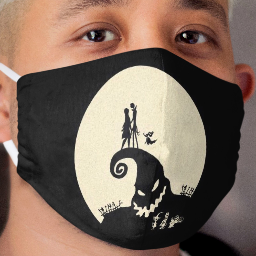 Nightmare before christmas ,Gift for a friend , Gift For Brother Cloth Face Mask
