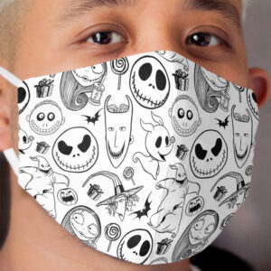 Nightmare before Christmas Pattern Cloth Face Mask