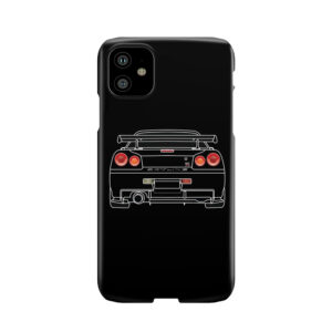 Nissan Gtr R34 White Phone Case