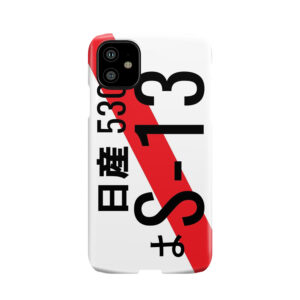 Nissan S13 Japanese Jdm Plate Phone Case