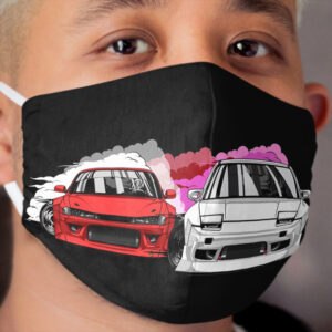 Nissan schassis twin drift battle Cloth Face Mask