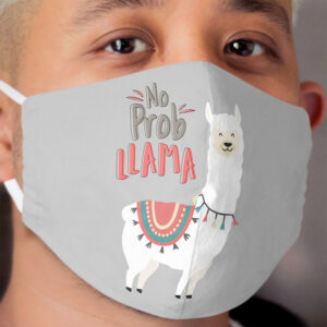 No ProbLLAMA Cloth Face Mask