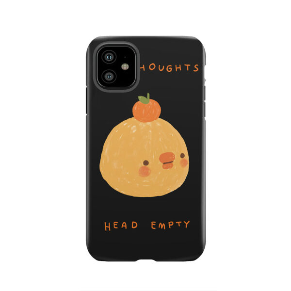 no thoughts head empty Tough Phone Case