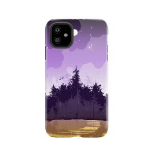 Nonbinary Pride Forest Tough Phone Case