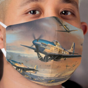 North American P-51 Mustang Cloth Face Mask