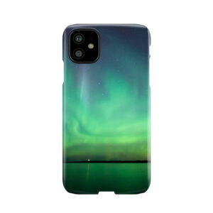 Northern Lights Over Lake Phone Case