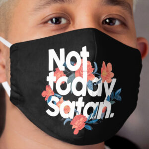 Not today Satan Cloth Face Mask 2