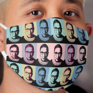 Notorious RBG - in muted colors Cloth Face Mask