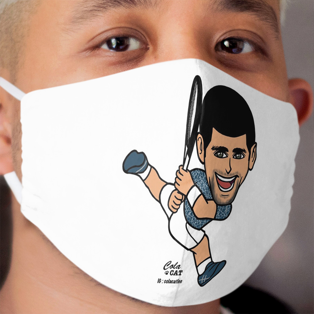 Novak Djokovic Cloth Face Mask